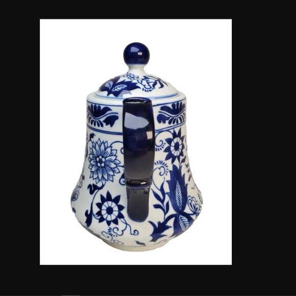 Vintage Bombay Company Blue & White Porcelain Teapot Set - Picture 8 of 10